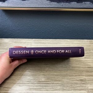 Once And For All by Sarah Dessen - Purple Hardcover Book